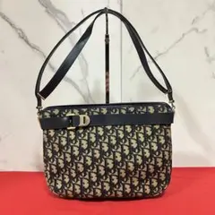 Christian Dior トロッター ハンドバッグ キャンバス ブラックのサムネイル