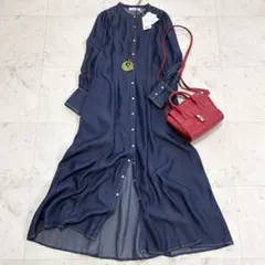 新品タグ付き✨アーバンリサーチサニーレーベル　フィットフレアデニムワンピース