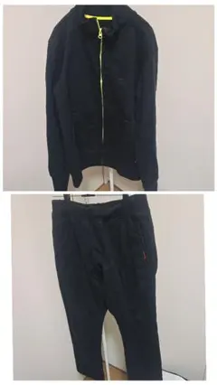 QUIKSILVER ジャージ上下セット ブラック カモフラ柄 - メルカリ