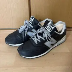 New balance 996 ブラック レザー 27.5cm インソール付