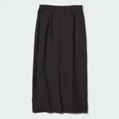 UNIQLO ユニクロ デニムジャージーナローロングスカート Lサイズのサムネイル