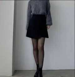 【Louere】ルエレ インナーパンツ付きラップ 風ミニスカート