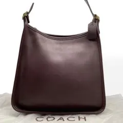 極美品　希少　COACH オールドコーチ　ショルダーバッグ　肩掛け　ブラウン