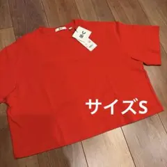 新品未使用 タグ付き Uniqlo:C オーバーサイズクロップドT REDのサムネイル