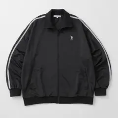 U.S. POLO ASSN サイドライン ロゴ刺繍 ジャケット ブラック 黒のサムネイル
