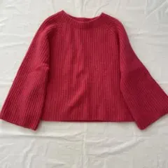 nest Robe ラムウールニット ピンクのサムネイル