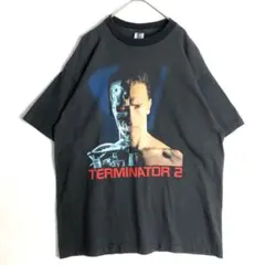 90s ターミネーター2 ムービーT シングルステッチ フェードブラック L 90s ターミネーター2 ムービーT シングルステッチ フェードブラック L