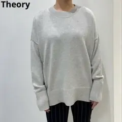 【Theory】　コットンカシミヤニットプルオーバー　S