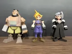 FINAL FANTASY VII ポリゴンソフビ 3体