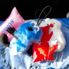 パペットスンスン おやすみピローマスコット　2種 スンスン、ノンノン