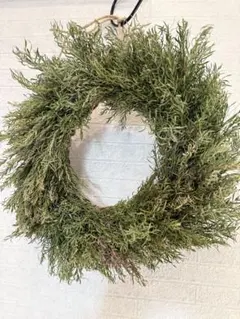 ハンドメイド ドライフラワーリース