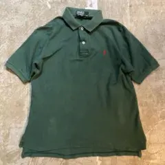 80s Polo Ralph Lauren ポロシャツ 170 グリーン S
