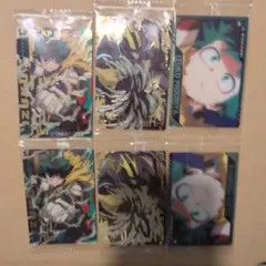 ヒロアカウエハースカード4 アーマード・オールマイト、緑谷出久セット◎⦿