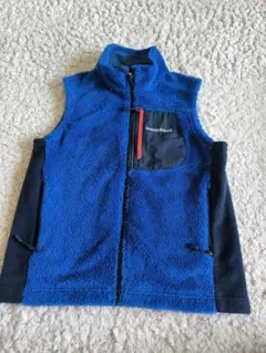 montbell フリースベスト 青 140