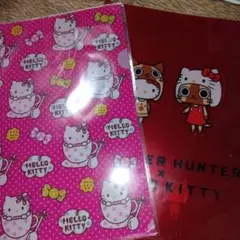 サンリオ　ハローキティ　アイルー　クリアファイル