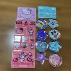 サンリオ　タイルシール　おはじきシール　おすそ分け