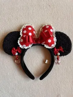 ディズニー ミニー カチューシャ イヤリング