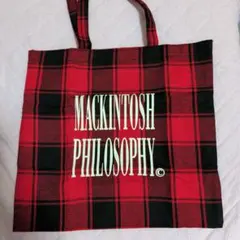 Macintosh Philosophy マッキントッシュ チェックバッグ 新品のサムネイル