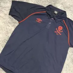 00s y2k archive umbro アンブロ ポロシャツ スカル Lのサムネイル