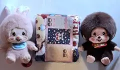 非売品！ちゃんチムたん&ベビモッチブランケット&モンチッチモンメイトぬいぐるみ