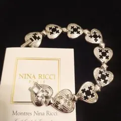 NINA RICCI　ハート　ニナリッチ　シルバー　ブレスレット　希少