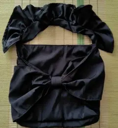 リボンバッグ　黒