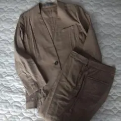 theory luxe ベージュ パンツスーツ上下