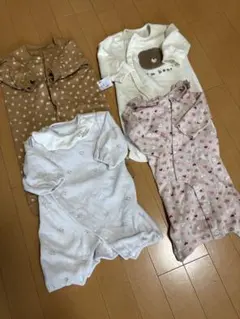 プティマイン ベビー服 ロンパースセット 4点(60～70cm)