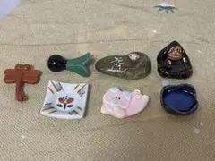 陶器製 箸置き7個セット