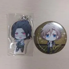 A3! 秋組 セット 摂津万里 泉田莇 缶バッジ アクリルキーホルダー