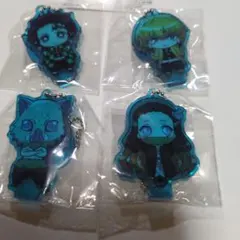 鬼滅の刃 アクリルキーホルダー 竈門炭治郎　ねずこ　伊之助　善逸