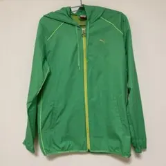 Puma グリーン ウィンドブレーカー