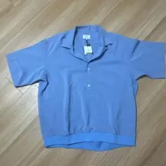 LANVIN en Bleu 半袖シャツ サイズ50 ライトブルー　メンズのサムネイル
