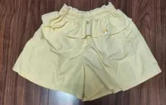 familiar フリル付きショートパンツ 110 イエロー