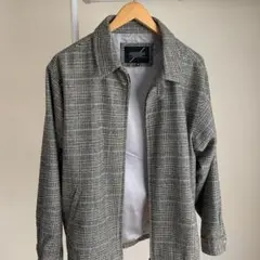 【美品】オーバーサイズチェックショートブルゾンのサムネイル