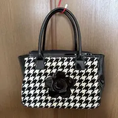 MARY QUANT 千鳥格子柄 トートバッグ
