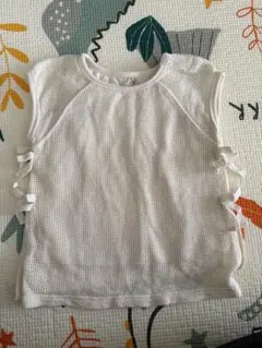 【美品】petit main ノースリーブトップス　90cm