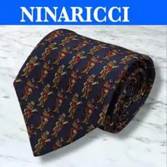 NINARICCI ニナリッチ ネクタイ ネイビー 送料無料のサムネイル