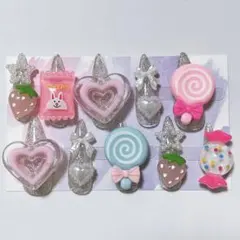 ネイルチップ♡おかし♡平成女児♡ロング