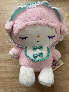 キティちゃん　フリル付き　ぬいぐるみ　おやすみ　グッズのサムネイル
