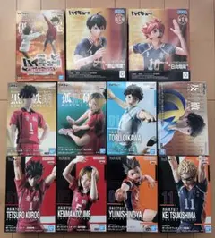 ハイキュー ポージング フィギュア日向 影山 宮侑 黒尾 研磨 11個セット