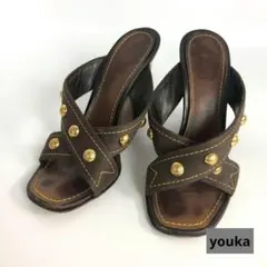 LOUIS VUITTON ルイ・ヴィトン ウエッジソールサンダル レディース