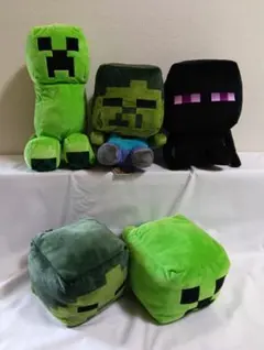 Minecraft マイクラ ぬいぐるみ まとめ クリーパー ゾンビ スケルトン