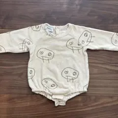 Anotherfox ベビーロンパース ベージュ ベビー服 6-9m 70cm