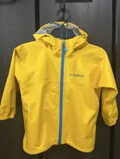 モンベル レイントレッカー L ネイビー メンズ 防水 登山 レインウェア