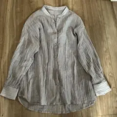 楊柳　長袖シャツ　ナノユニバースのサムネイル