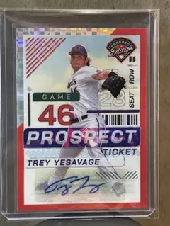 Trey Yesavage サイン Panini トレイ・イェサベージ