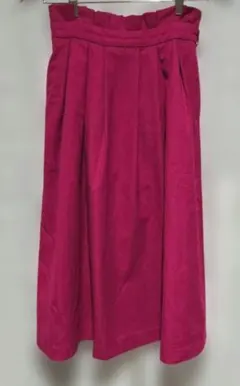 【Techichi】ピンク フレアスカート ロングスカート　冬　Mサイズ　テチチ