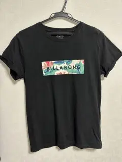 BILLABONG ボタニカルロゴ Tシャツ ブラックのサムネイル