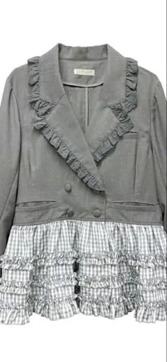 PEPLUM FRILL JACKET キャンディストリッパーのサムネイル